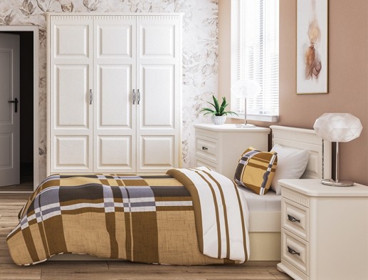 «Марсель» Неман Шкаф 3-х створчатый с ящиками для одежды МН-126-03