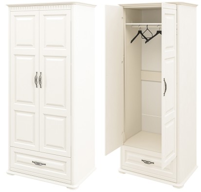 «Марсель» Неман Шкаф 2-х створчатый с ящиком для одежды МН-126-05-200