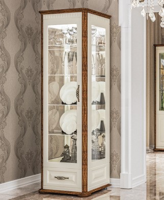 «Марсель» Неман Шкаф-витрина с ящиком МН-126-12