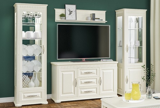 «Марсель» Неман Шкаф-витрина с ящиком МН-126-12