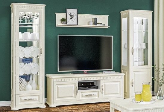 «Марсель» Неман Шкаф-витрина с ящиком МН-126-12