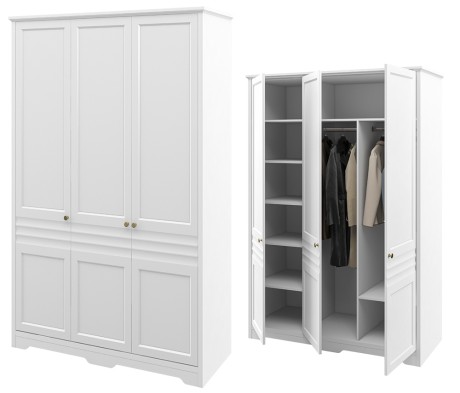 «Денвер» Неман Шкаф 3-х створчатый для одежды МН-040-18 «Денвер» Неман Шкаф 3-х створчатый для одежды МН-040-18