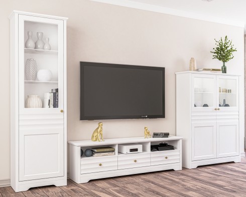 «Денвер» Неман Шкаф-витрина 1 стеклодверь МН-040-13