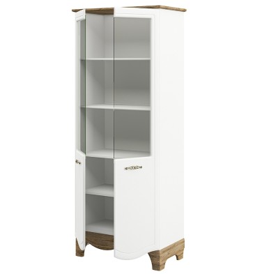 «Тиффани-NEW» Неман Шкаф-витрина 2 стеклодвери МН-041-11