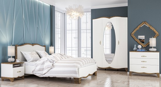 «Тиффани-NEW» Неман Шкаф 3-х створчатый 140 для одежды МН-041-03 «Тиффани-NEW» Неман Шкаф 3-х створчатый 140 для одежды МН-041-03