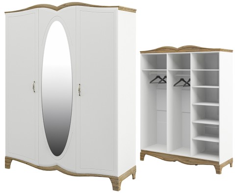«Тиффани-NEW» Неман Шкаф 3-х створчатый 180 для одежды МН-041-04