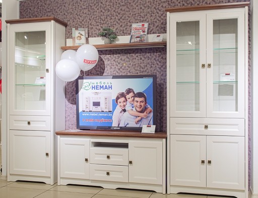 «Тиволи» Неман Шкаф-витрина 1 стеклодверь МН-035-01