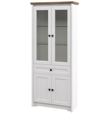 «Тиволи» Неман Шкаф-витрина 2 стеклодвери МН-035-08