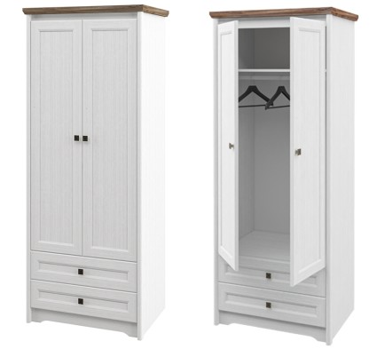 «Тиволи» Неман Шкаф 2-х створчатый с ящиками для одежды МН-035-21