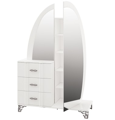 «София» Неман Шкаф комбинированный с ящиками, зеркалом, полками МН-025-10