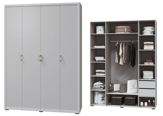 «Афина» Шкаф для одежды 4-х дверный