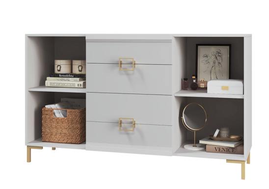 «Афина» Комод с 2-мя дверками и 4 ящиками