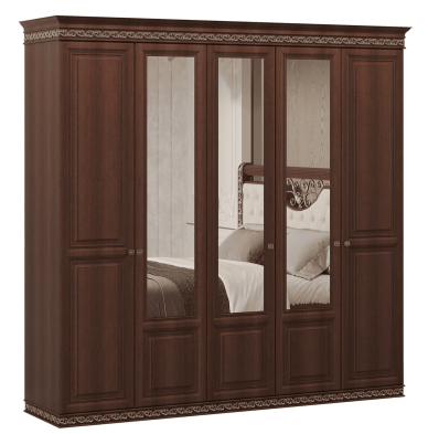 «Берта» Арида (фарина орех) Шкаф пятидверный 