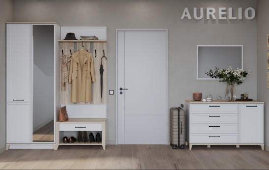 «Aurelio» Модульная прихожая Белый «Aurelio» Модульная прихожая Белый