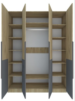 «Эра» Шкаф 4-х створчатый широкий 2000 м.5