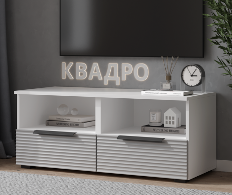 «Квадро» Корпус тумбы под ТВ 1000 комбинированной