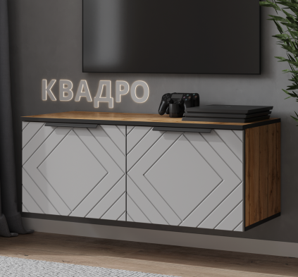 «Квадро» Дверь распашная М380х496 ромб для тумбы под ТВ «Квадро» Дверь распашная М380х496 ромб для тумбы под ТВ