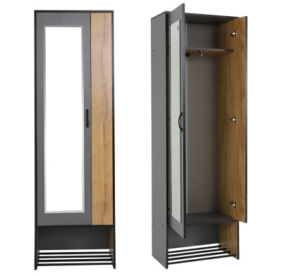 «Ольга-Лофт» №3.1 Шкаф 2-х створчатый с зеркалом