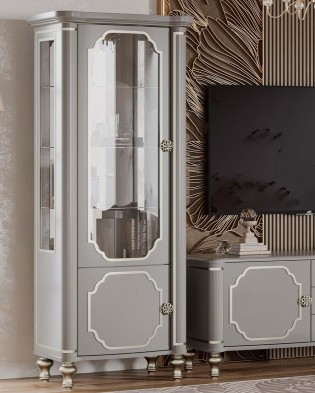 «Мария» Арида Пенал-витрина с 1 стеклодверью