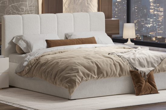 «Леонардо» Кровать двуспальная с ортопедическим основанием (малое изголовье)