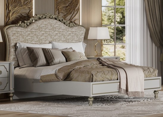 «Мария» Арида Кровать двуспальная (платина) с подъемным мех-мом