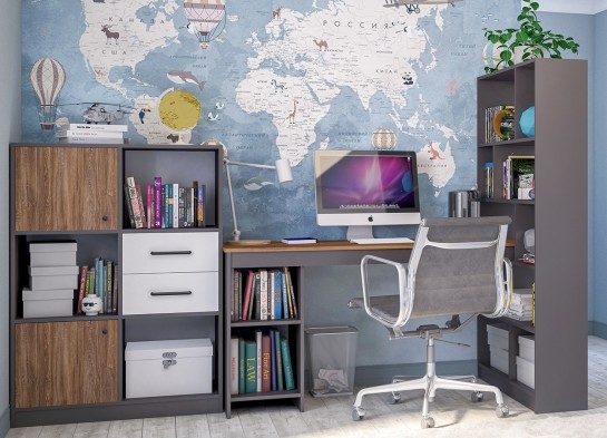 «Мальма» Шкаф комбинированный с 2-мя ящиками МН-135-09 «Мальма» Шкаф комбинированный с 2-мя ящиками МН-135-09