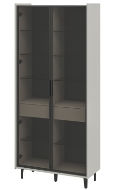 «Модена» Неман Шкаф-витрина комбинированный 2 стеклодвери высота 210 МН-048-25 «Модена» Неман Шкаф-витрина комбинированный 2 стеклодвери высота 210 МН-048-25