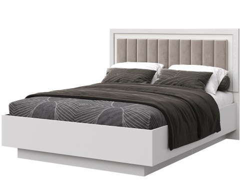 «Харди» Кровать с ортопедическим основанием 1600 КМК 0965.12 Белый «Харди» Кровать с ортопедическим основанием 1600 КМК 0965.12 Белый