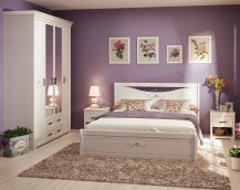 Белые спальни