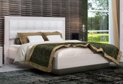 Двуспальная кровать-5 с подъемным мех-мом «Парма нео» Ясень анкор светлый