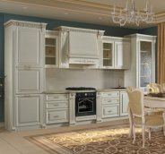 Кухонный гарнитур «Берта» (белый жемчуг) 4,2м
