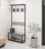 «ГРАНЖ-1» Прихожая вешалка металл + ЛДСП