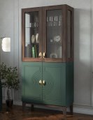 «Калипсо» Неман Шкаф-витрина 2 стеклодвери МН-044-02