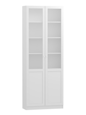 «Харрис» 32 Шкаф для книг двухстворчатый Белый «Харрис» 32 Шкаф для книг двухстворчатый Белый