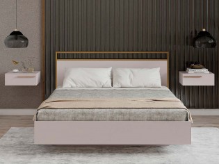 «Николь» (Ивару) Кровать двуспальная с подъемным мех-мом Кашемир/Золото «Николь» (Ивару) Кровать двуспальная с подъемным мех-мом Кашемир/Золото