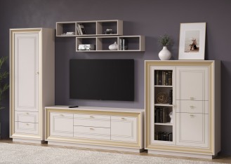 «Прато» Модульная гостиная Зефир/Миндаль «Прато» Модульная гостиная Зефир/Миндаль